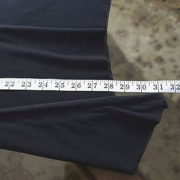 Sweet Pea black mesh ruffle scoop neck longline tank blouse - Picture 9 of 9